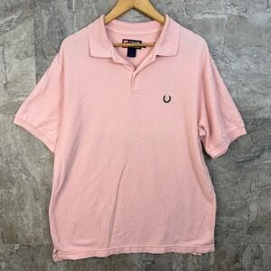 Vintage Pink Chaps Ralph Lauren polo shirt‎ Men's Sz Large  #preppy